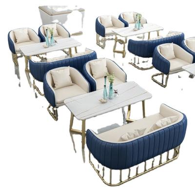 China Extendable Extendable 2024 Factory wholesale high-quality office furniture Hotel coffee shop milk tea shop booth sofa set company leisure sofa for sale