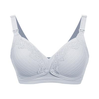 China Summer One-Piece Pure Cotton Bra Breathable Nursing Lace Nursing Bra Underwear Pregnancy for sale