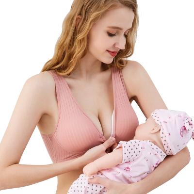 China Nursing Thin Warm Breathable For Gathering Anti-sagging Pregnant Women Pregnant Vest Style Bra for sale