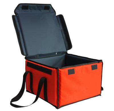 China Waterproof High Quality Red Delivery Bag Large Capacity Durability Cooler Bag for sale