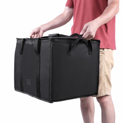 China Waterproof 58L Repeatedly Insulated Food Cooler Bag, Large Capacity Shopping Bag, Insulated Zipper Bag for sale