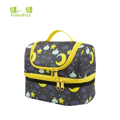 China 420D polyester+1.5mm EPE foam coated with Alu.foil 2021 kids thermal insulation lunch cooler bag for kids insulated for sale