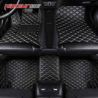 China Newest Style Car Styling 5D Easy Cleaned Leather Car Floor Mats Luxury Universal Waterproof Mat Factory Auto Accessories Hot Sale for sale