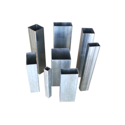 China Making Pipes Good Service Cheap DX51D SGCC 2MM Galvanized Square Pipe Iron Rectangular Tube Price For Parking Lots for sale