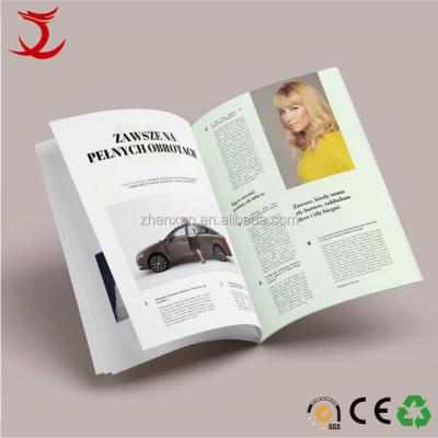 China Gift.Shopping.Food.Candy. Agriculture A4 Size Soft Paper Type Cheap Magazine Printing With 40 Pages for sale