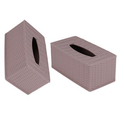 China Modern Creative Tissue Rack Storage Tissue Rack Plastic Daily Necessities Office Home Office Necessities Tissue Box for sale