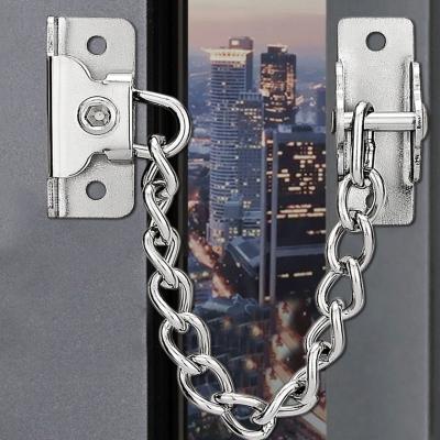 China Catch Door Fatens Strong Durable Home Chain Lock Easy Installation Security Installation Latch Lock Home Chain Lock for sale