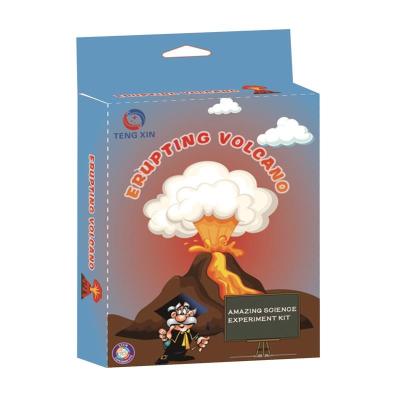 China Small STEM BOX DIY Volcano Eruption Chemistry Lab Kit for kids 60x51x38cm 60x51x38 cm for sale