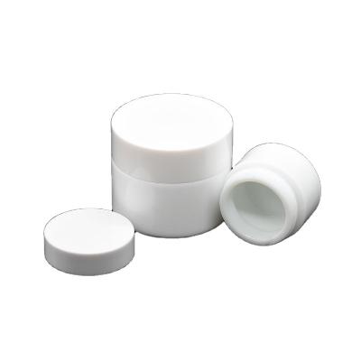 China Wholesale White Cosmetics Package 15g 20g 30g 50g 100g Porcelain Series Refillable Empty Cream Jar Customizable for sale