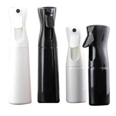 China Hair Salon Cosmetic Hydration Bottles 200ml 300ml 500ml Continuous Spray Mist Spray Plastic Fine Bottle for sale