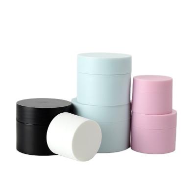 China Pink Blue White Black Cream Container 5ml 20ml 20ml 30ml 50ml Plastic Jar Empty Cosmetic Skin Care Cosmetic Jar for sale