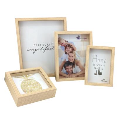 China New classic/postmodern high quality custom picture photo frame wood shadow box picture frames wholesale for sale