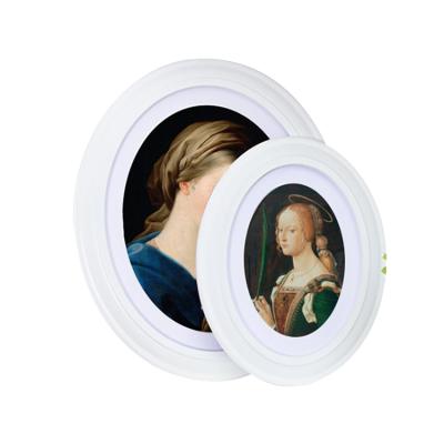 China Wholesale custom retro black round picture frame environmental friendly picture frame wall decoration for sale