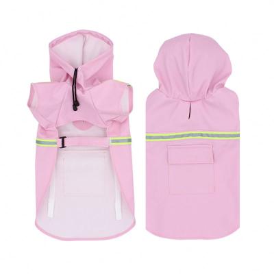 China Viable Style Multicolor Waterproof Dog Raincoat Large Pet Accessories For Small Medium Large Dogs for sale