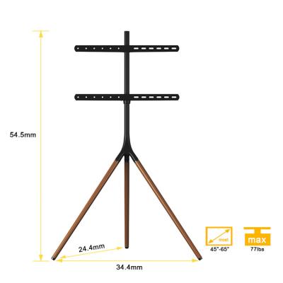 China AUKI Wooden TV Mount Tripod Mount Fits45-65