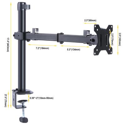 China Simple Steel+Plastic AUKI LCD Monitor Bracket Mount Stand Fits 13-32