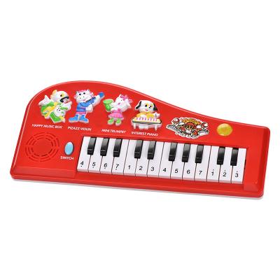 China Early Childhood Educational Education and Teaching Toy Piano Battery Operated Musical Electronic Organ Instrument with Soft Light for sale