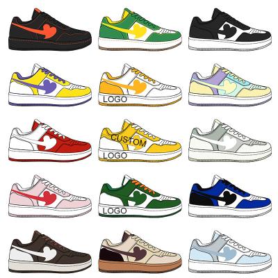 China Classic Du nk Low Sneakers Men Women Rubber High Tops Basketball Shoes Green Yellow Red for sale