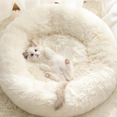 China Removable and Washable Breathable Round Contains Bamboo Charcoal Smell Pet Cat Products and Dog's Nest Cushion for sale