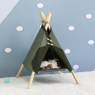 China Breathable Tents 24 Inch Portable Indoor Minimalist Stylish Open And Closed Tent Two Uses For Puppy And Cat for sale