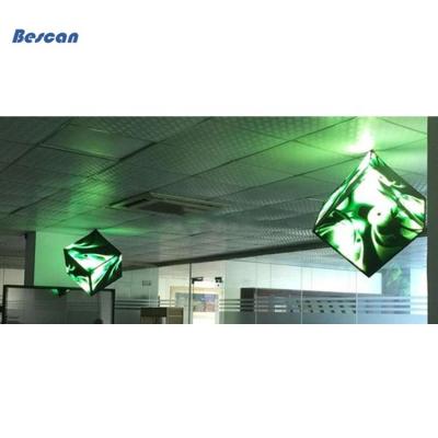 China Aluminum alloy 3d indoor cube led cube p2.5 p3.91 p4 p5 led display customized size led video cube for sale