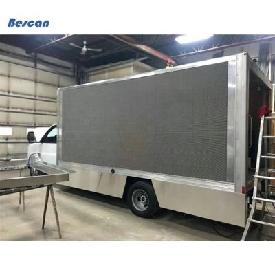 China P6 P8 P10 SMD Outdoor Waterproof Mobile Advertising Trailer LED Screen Display for sale