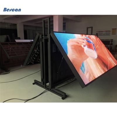 China P3 P4 P5 P6 P8 P10 P3 P4 P5 P6 P8 P10 Outdoor Front LED Screen Bescan Outdoor Wall Mounted Advertising Front Service Pantalla LED de acceso for sale