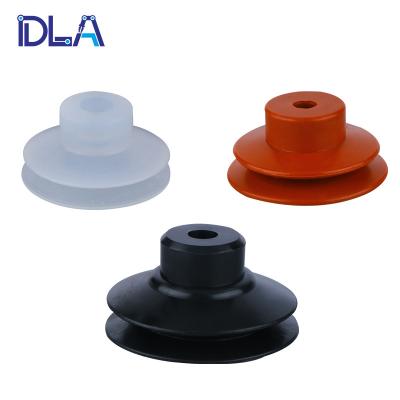 China Double-layer Vacuum Suction Cup Silicone Sucker Big Head Nozzle DL-06BS-08 for sale