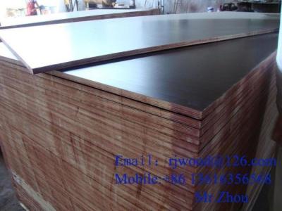 China De la prensa caliente de dos veces madera dura Shuttering de la película de Brown de la madera contrachapada en venta