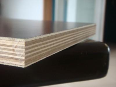 China Black / Brown Shuttering Plywood With Wbp Glue , Combined Poplar / Hardwood Core for sale