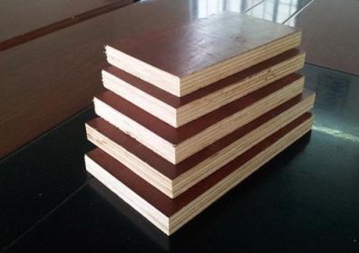 China Red Film Faced Shuttering Plywood / Three Grade Level And Price / Poplar Core for sale