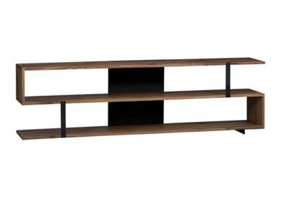 China 3 Layer Media Console , Wood TV Display Stand For Home / KTV for sale