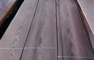 China Red Oak Wood Plywood Veneer Sheets Flat Cut For / Veneers Wood Sheet for sale