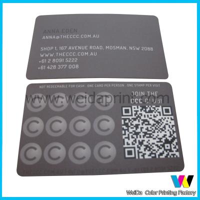 China Matte Coated Paper Custom Card Printing , Spot UV Business Card Printing for sale