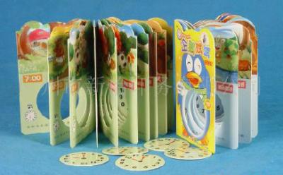 China Colorful Cardboard childrens hardback book printing service, hard cover for Puzzle book for sale