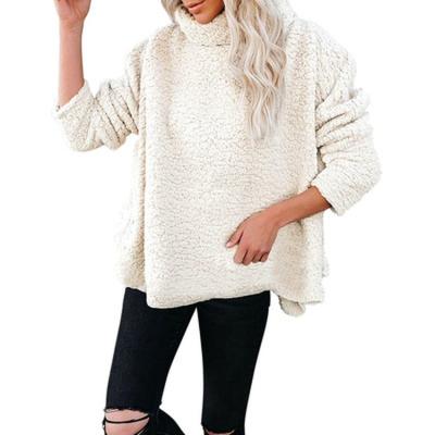 China Woman Winter Apparel Breathable Solid Low Neck Womens Sweaters Shear Womens Sweaters for sale