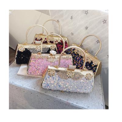 China Shiny Crystal Women Evening Handbag For Party Rhinestone Clutch Evening Clutch Bag High Grade Evening Clutch Purse for sale