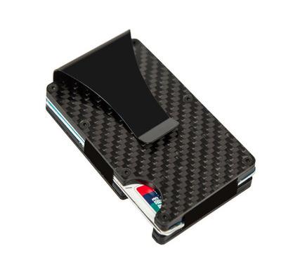 China Wholesale Anti Theft RFID Theft Wallet Aluminum Alloy Credit Bank Wallet Card Holder Good Quality Carbon Fiber Slim Wallet for sale