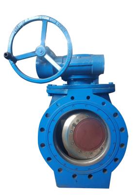 China High Entirety Stiffness Eccentric Ball Valve , Low Head Loss Eccentric Half Ball Valve for sale