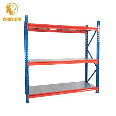 China corrosion protection manufacturer medium duty warehouse shelving/long span storage shelf/long span shelving for sale