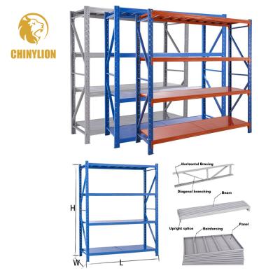 China Corrosion Protection 2000*600*2000mm Long Span Shelving Medium Duty Shelving Shelving Units For Warehouse for sale