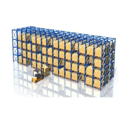 China Corrosion Protection Made in China Warehouse Professional Drive-In Heavy Duty Powder-Coated Pallet Racking for sale