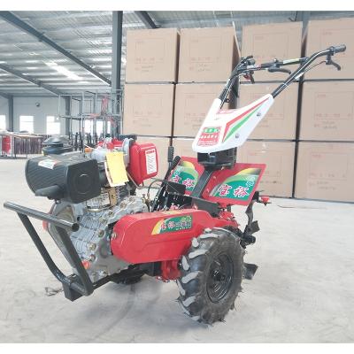 China Rears Two Wheel Farm Tractor Machine Diesel Plowing Rotary Cultivator for sale