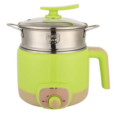 China Sustainable Multifunctional 1.2L Stainless Steel Cooking Pot Seamless Soup / Electric Noodle Cooker Mini Cooker for sale