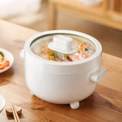 China New 1.5 Liter Mini Stainless Steel Electric Noodle Pot Outdoor Custom Fashion OEM Multi Function Cooker for sale