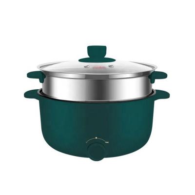 China Stainless Steel 1.2L/1.5L Outdoor Custom Household Factory Electric Cooking Hot Pot For Noodles/Soup/Egg/Rice for sale