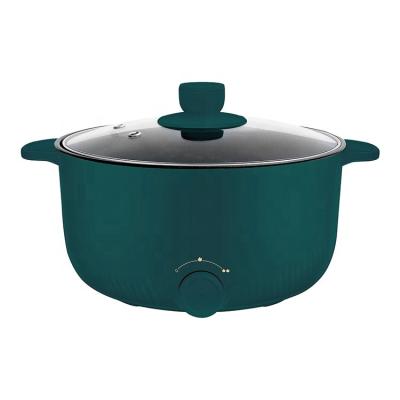 China Mini Outdoor Electric Cooking Pot Multi Pot Mini Electric Hot Pot With 1.5 Liter Capacity for sale