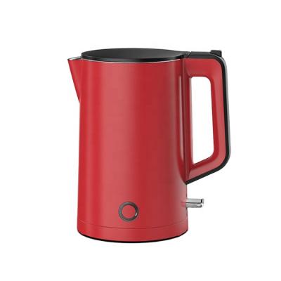 China Fashion 1.8 L 360 Degree Rotation New Low Design Stainless Steel Cordless Hotel Electric Kettle With Temperature Control for sale