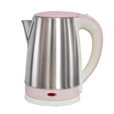 China Wholesale Price Quality 360 Degree Rotating Stainless Steel 1.8 Liter Water Heater Low Electric Kettle For Home for sale