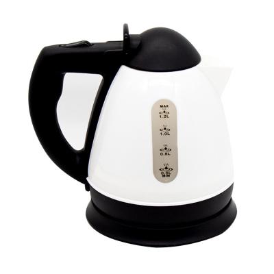 China Wholesale Price Home Classic 360 Degree Rotating Low Insulated Mini Plastic Electric Kettle 1.2liter Kattle for sale